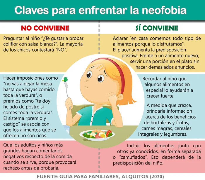 Cómo afrontar la neofobia alimentaria en niños: guía práctica