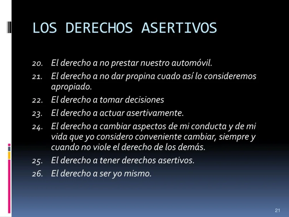 Dominio de tus Derechos Asertivos