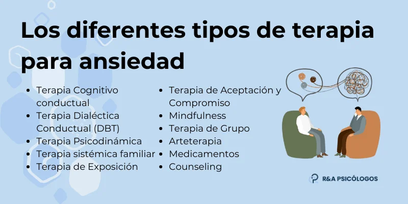 Tratamientos eficazes para la ansiedad mediante psicoterapia