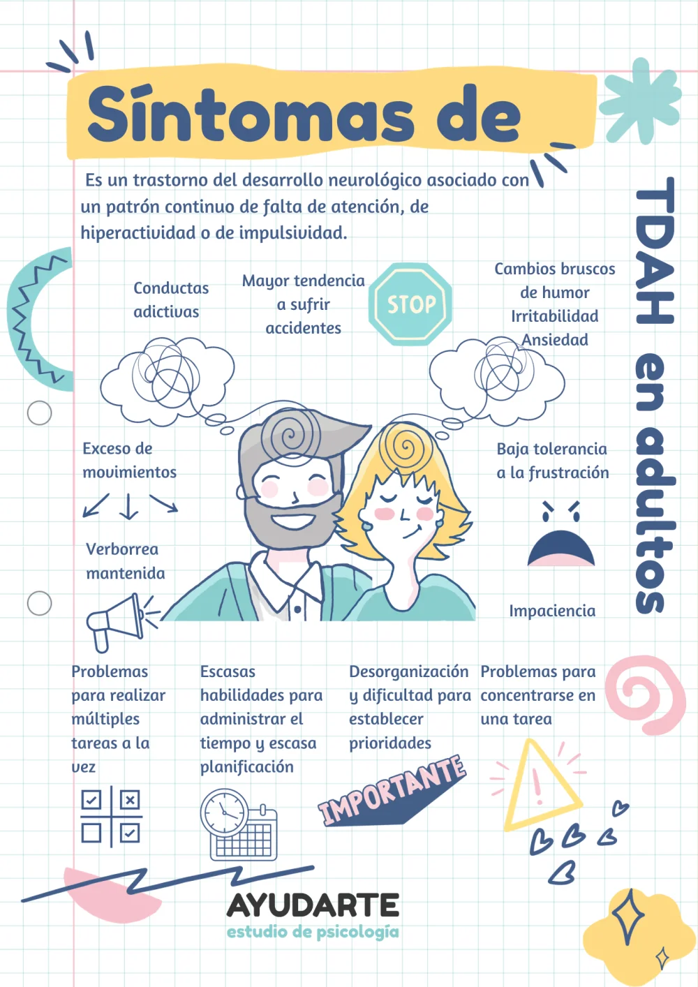 Retos del TDAH en adultos: estrategias psicológicas efectivas