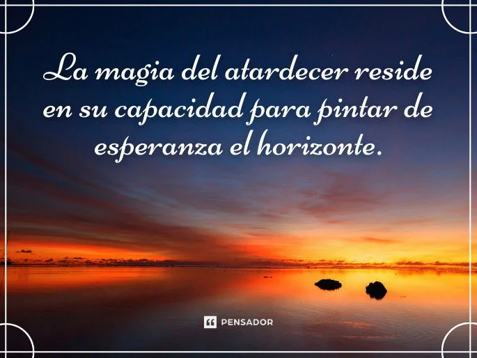 Reflexiones Inspiradas por el Atardecer