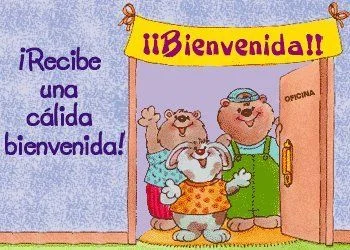 Saludos para dar una cálida bienvenida