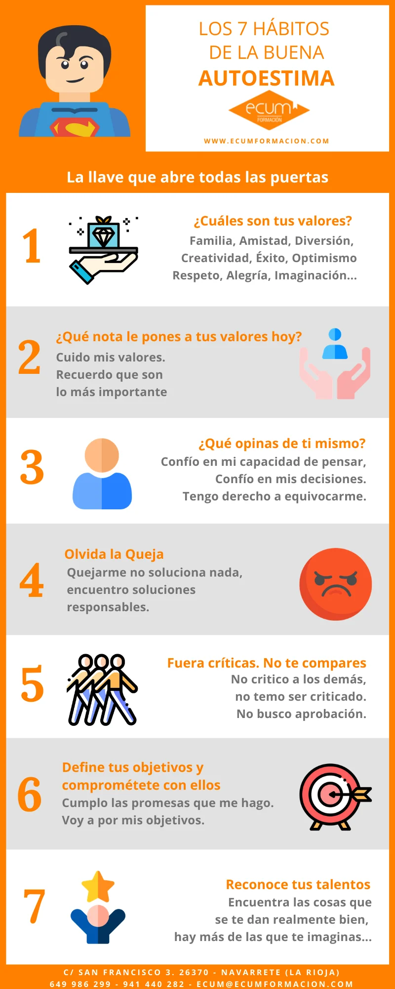 Hábitos para potenciar tu autoestima