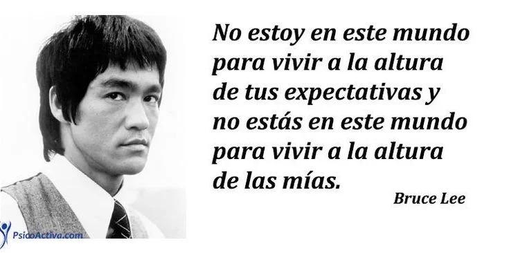 Inspiradoras citas de Bruce Lee para tu vida