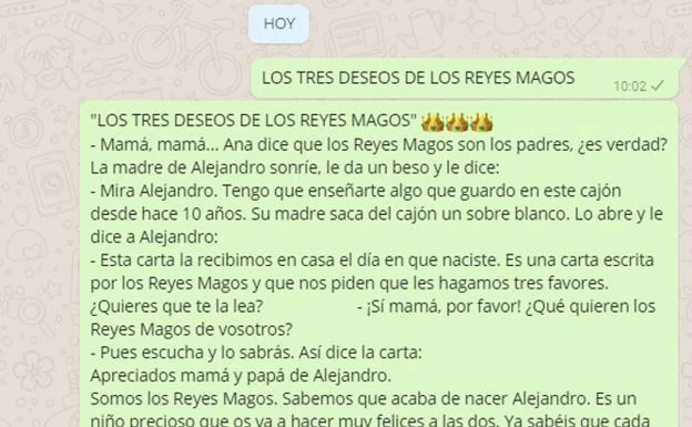 La magia de los Reyes Magos según mamá
