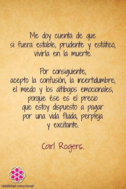 Reflexiones inspiradoras de Carl Rogers en frases breves
