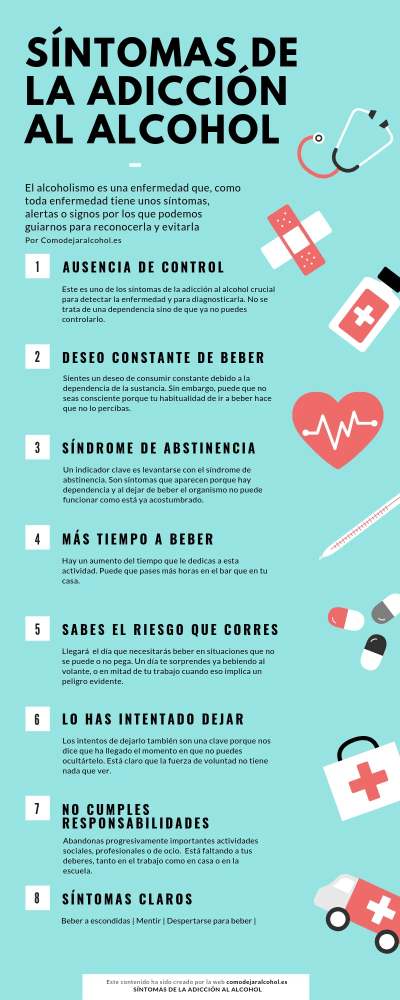Indicios de que podrías tener un problema con el alcohol