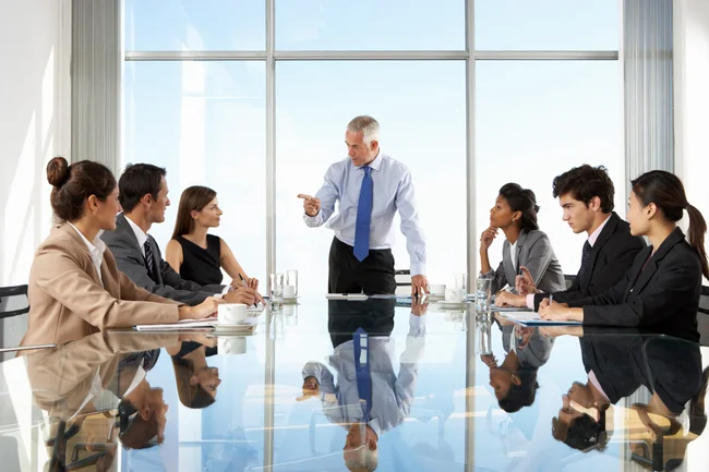 Conversación con la alta dirección