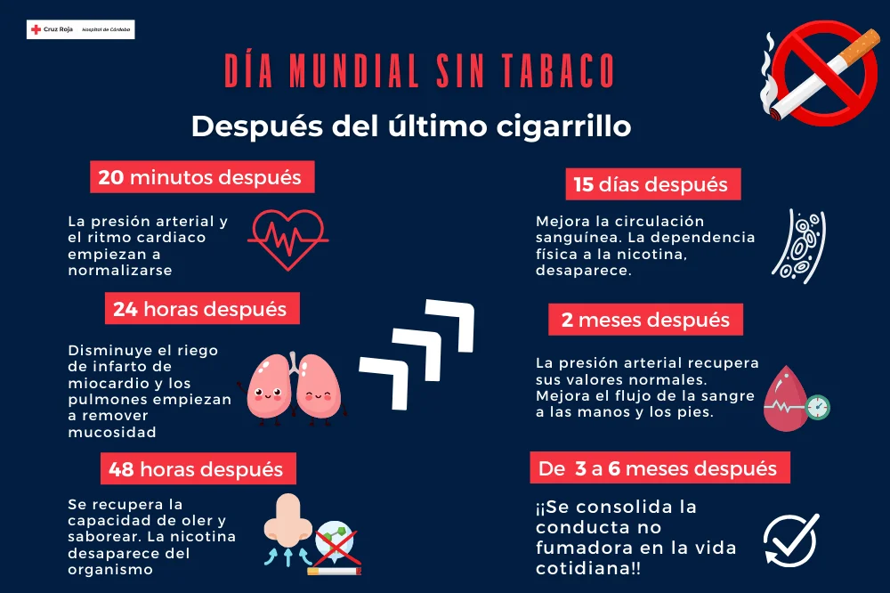 Ventajas de abandonar el hábito de fumar