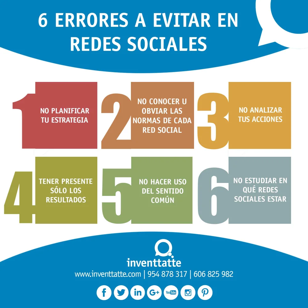 Claves para evitar errores comunes en redes sociales