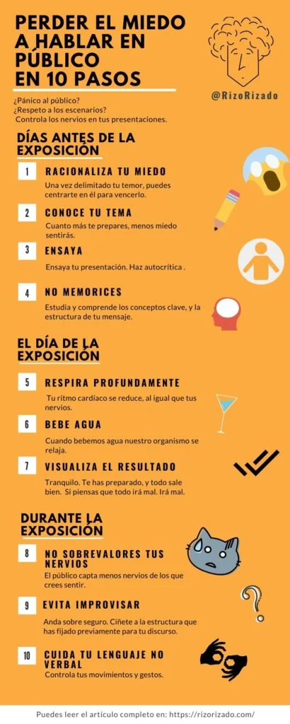 Cómo superar el nerviosismo al hablar en público