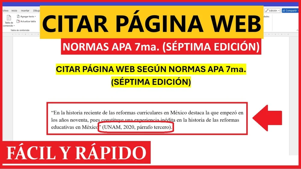 Guía para Citar Páginas Web en Formato APA
