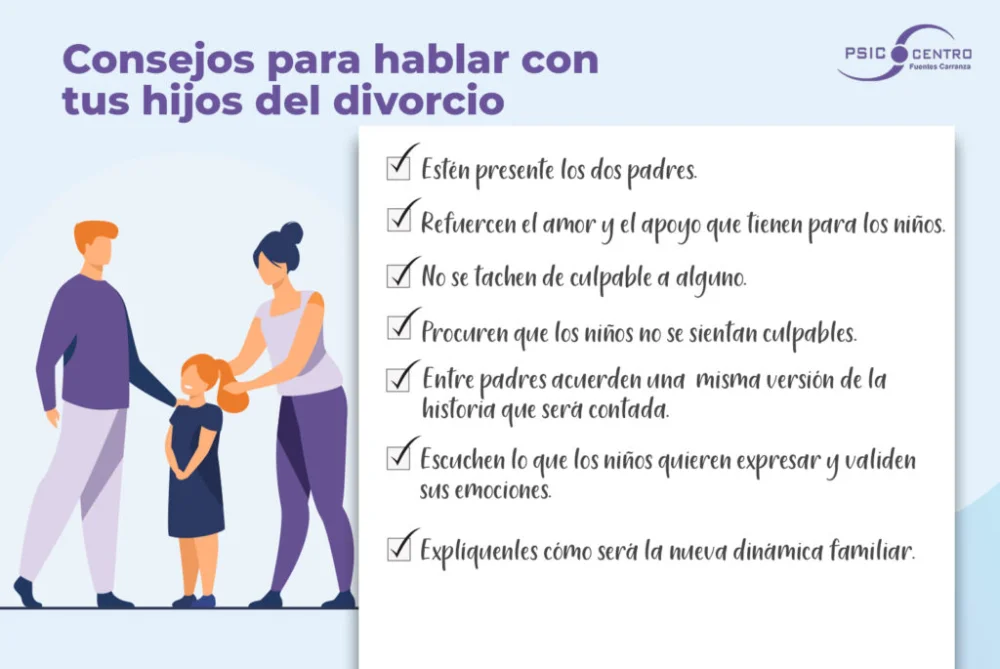 Cómo hablar con niños sobre el divorcio o la separación