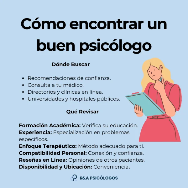 Elección ideal de psicólogo para tratar mi ansiedad
