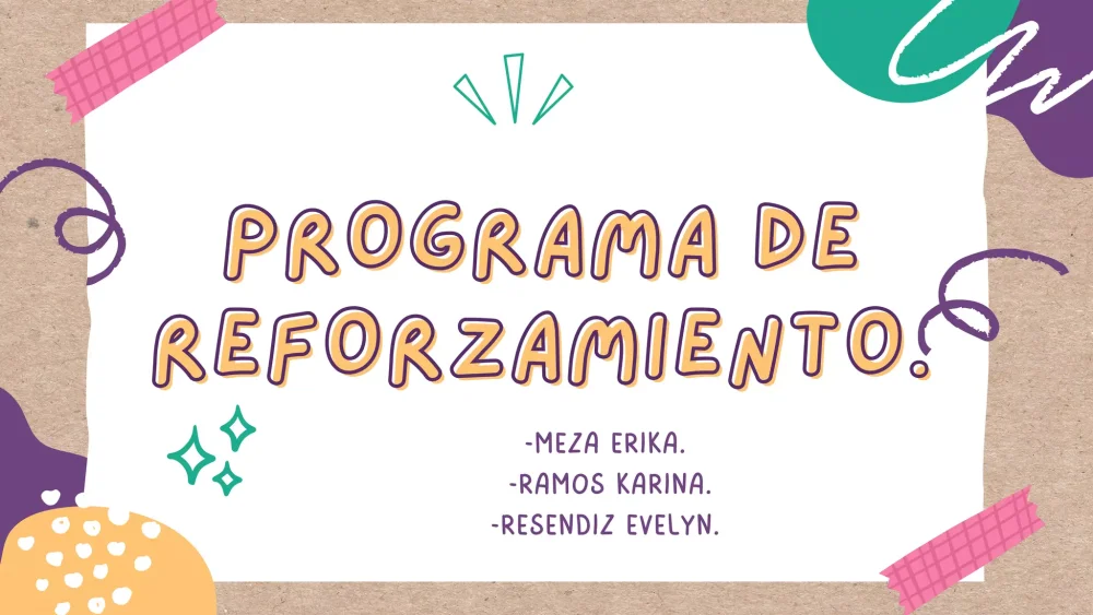 Variedad de Programas de Reforzamiento Efectivo