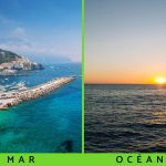 Contrastes entre el mar y el océano