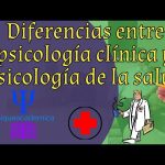 Contrastes entre psicología clínica y psicología de la salud