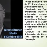 Aportes de Jerome Bruner a la teoría cognitiva