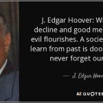 Citas Memorables de John Edgar Hoover