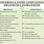 Contraste entre la química orgánica e inorgánica