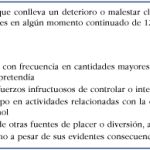 Indicadores de dependencia al alcohol