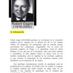 La teoría del aprendizaje de Robert Gagné detallada