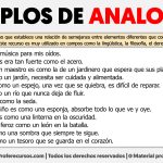 Muestra de Analogías y Ejemplos Inspiradores