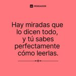 Significado profundo de las miradas en palabras