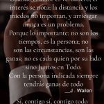 El amor auténtico siempre tiene interés