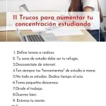 Estrategias para superar dificultades de concentración en oposiciones