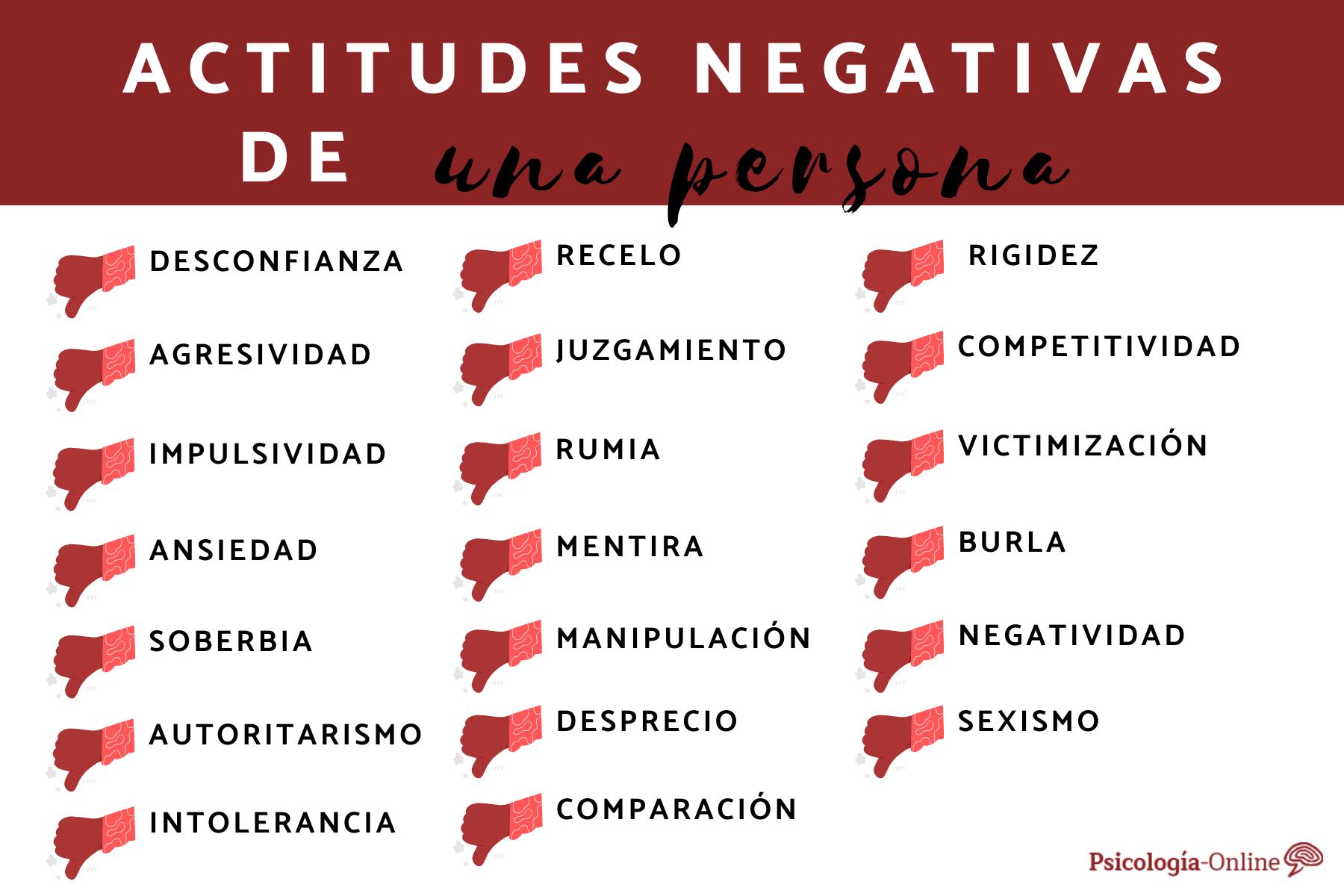Rasgos de personalidad negativos que deberías conocer