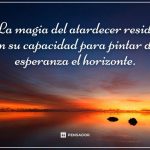 Reflexiones Inspiradas por el Atardecer