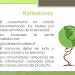 Reflexiones sobre el consumismo en nuestra sociedad