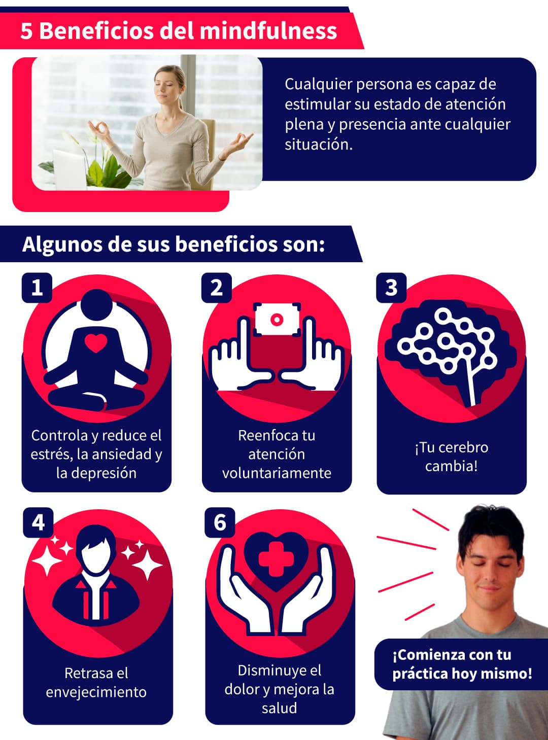 Ventajas del mindfulness para profesionales de la salud